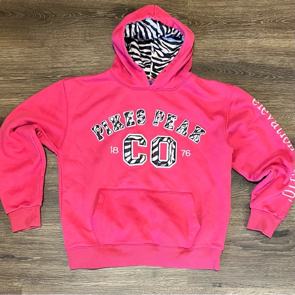 Y2K Style Pikes Peak, Co With Zebra Print Mall Grunge Skater - Picture 1 of 4